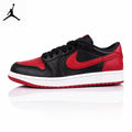 Air Jordan 1 Low Banned Black/Red Unisex Sneakers IW6276-001