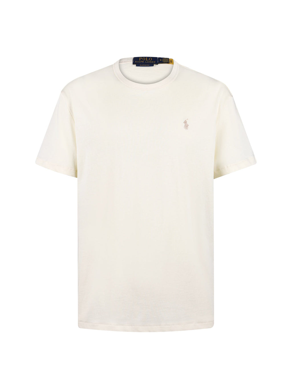 Polo Ralph Lauren Men's Crew‑Neck Short‑Sleeve T‑Shirt, White Pony Embroidery