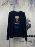Ralph Lauren Men's Polo Bear Crew‑Neck Knit Sweater