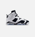 Air Jordan 6 Retro Black and White – Grade School Lifestyle Shoe in Black/White