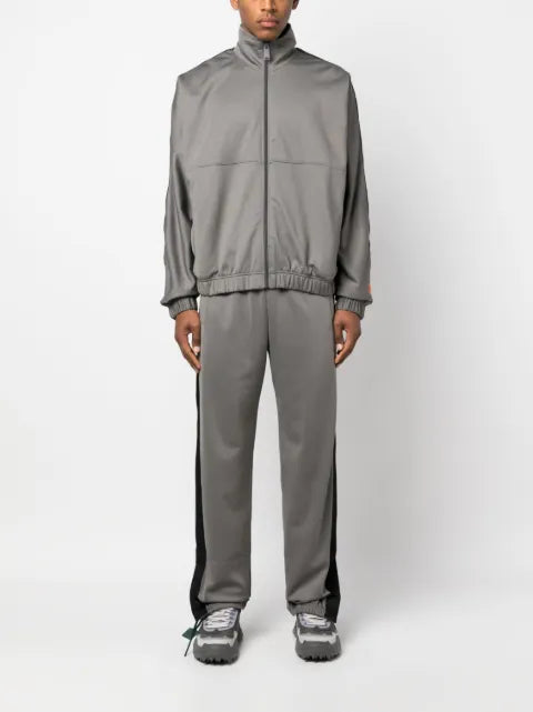 Heron Preston logo-patch zip-up sweatshirt