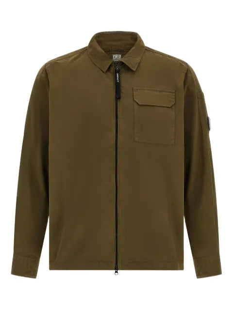 C.P. Company zip long-sleeved shirt jacket