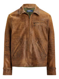 Polo Ralph Lauren zip sheepskin bomber jacket