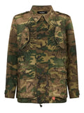 DSQUARED2 rebel tag camouflage jacket
