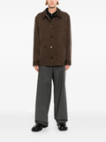 Brioni silk buttoned-cuff jacket
