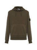 Stone Island 6100062 organic cotton fleece hoodie