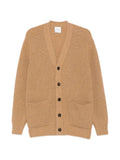 Malo ribbed-knit V-neck cardigan