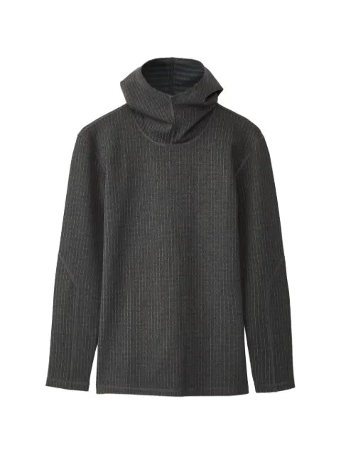 Liam Hodges pinstripe-pattern hoodie