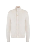 slowear button-up high-neck cardigan