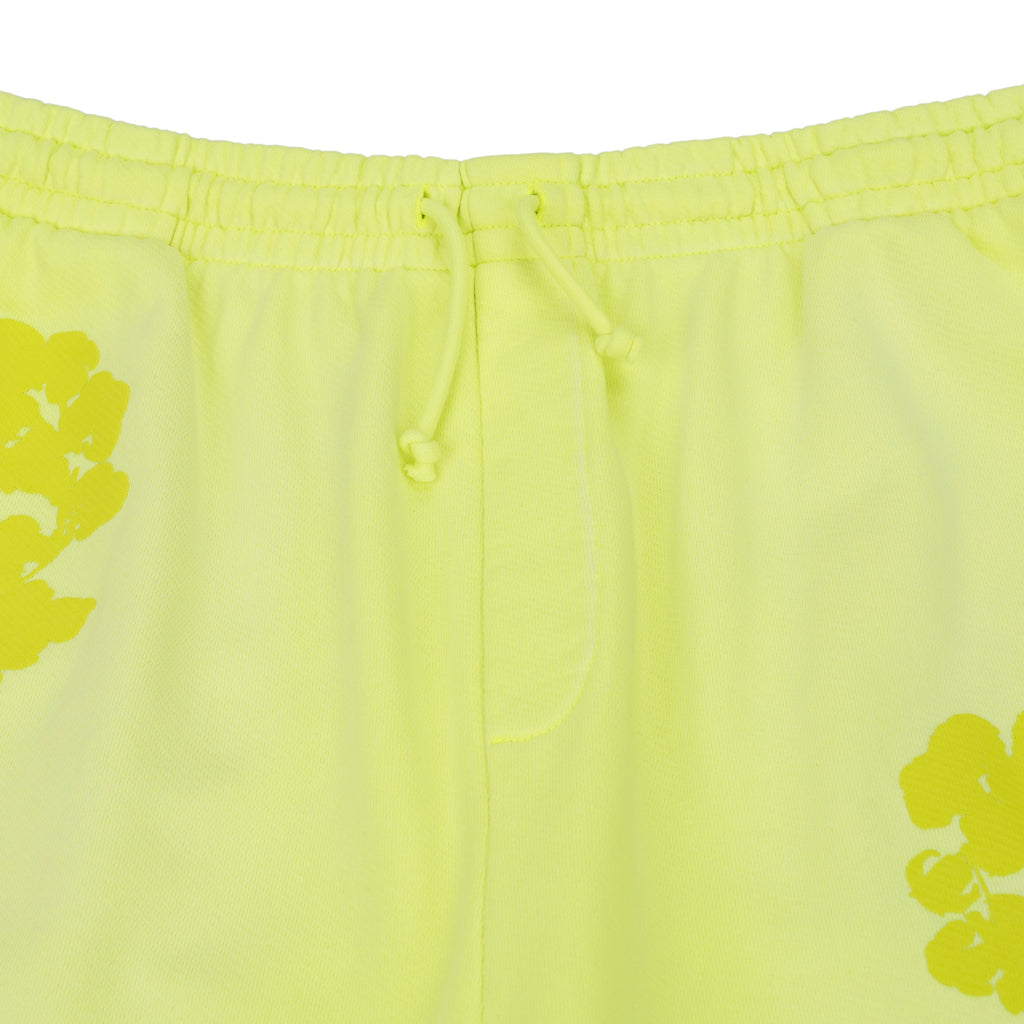 Neon Green Mono Wreath Sweatshorts