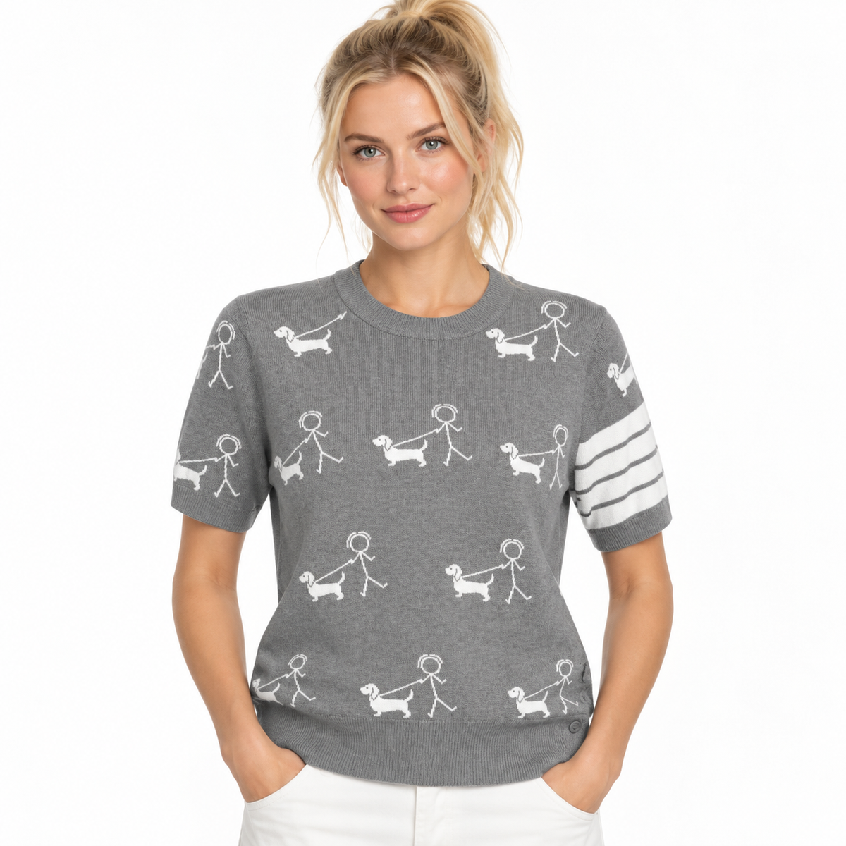 Knitted T-shirt