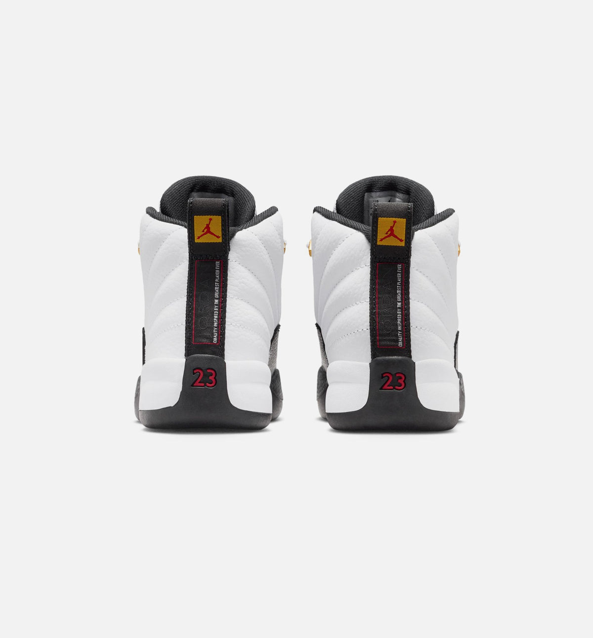 Air Jordan 12 Retro Taxi Infant/Toddler Sneakers - White/Black/Taxi