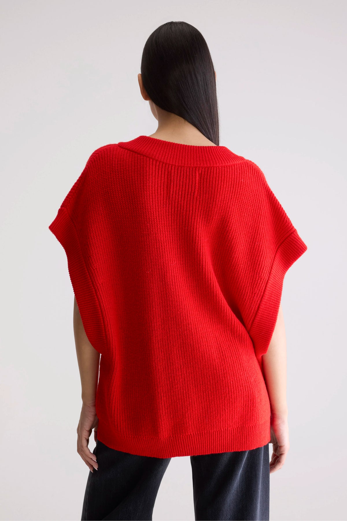 Labi sleeveless sweater (252 / W / SANGUINE)