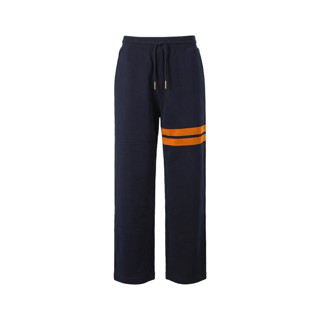 Thom Browne Style Casual Unisex Sweatpants with Signature Four-Bar Detail