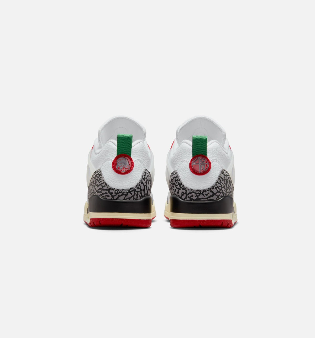 Spizike Low – Men's Lifestyle Shoe in White/Black/Sail/Varsity Red