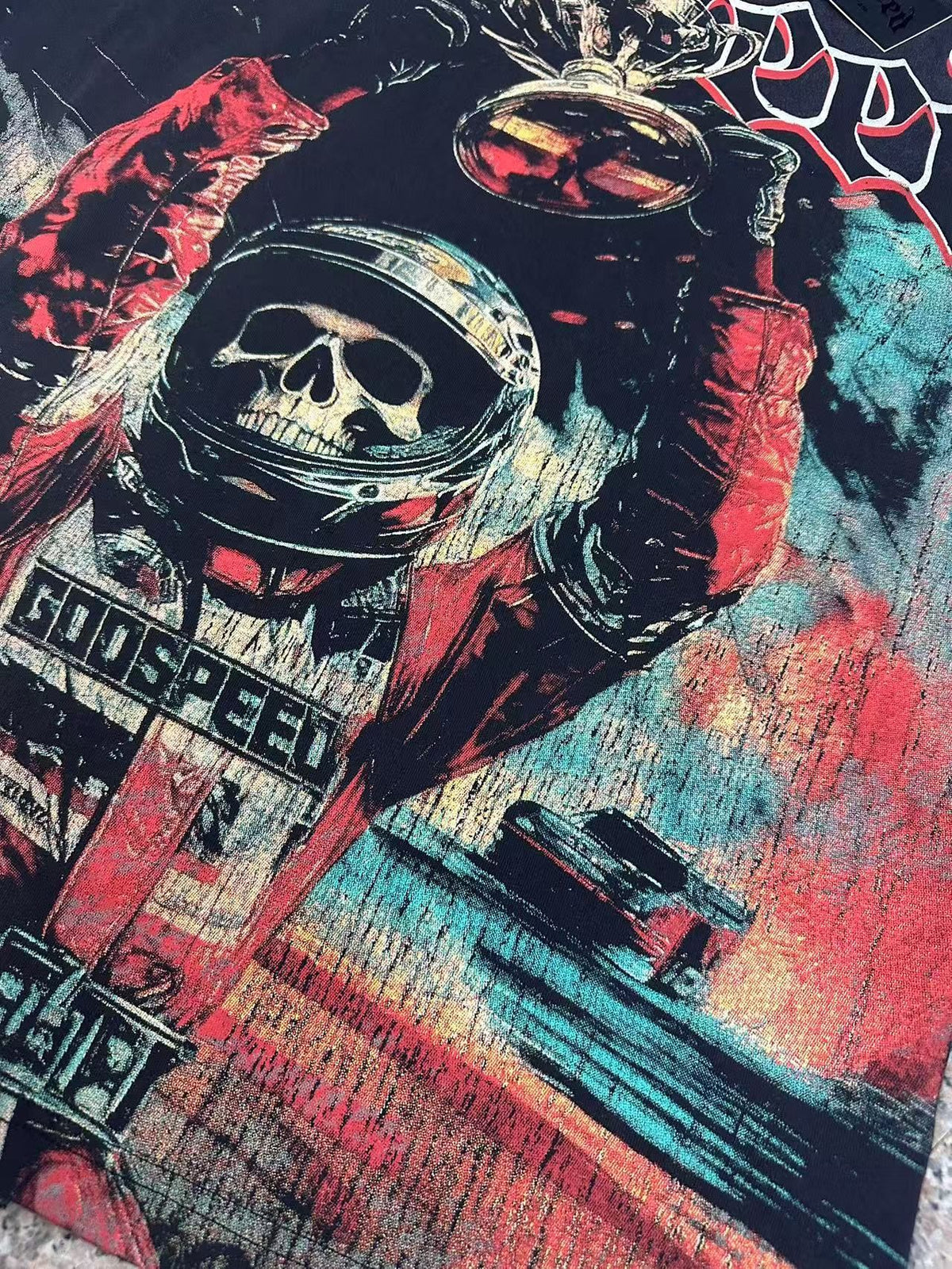 Godspeed Racing Skull Graphic T-Shirt