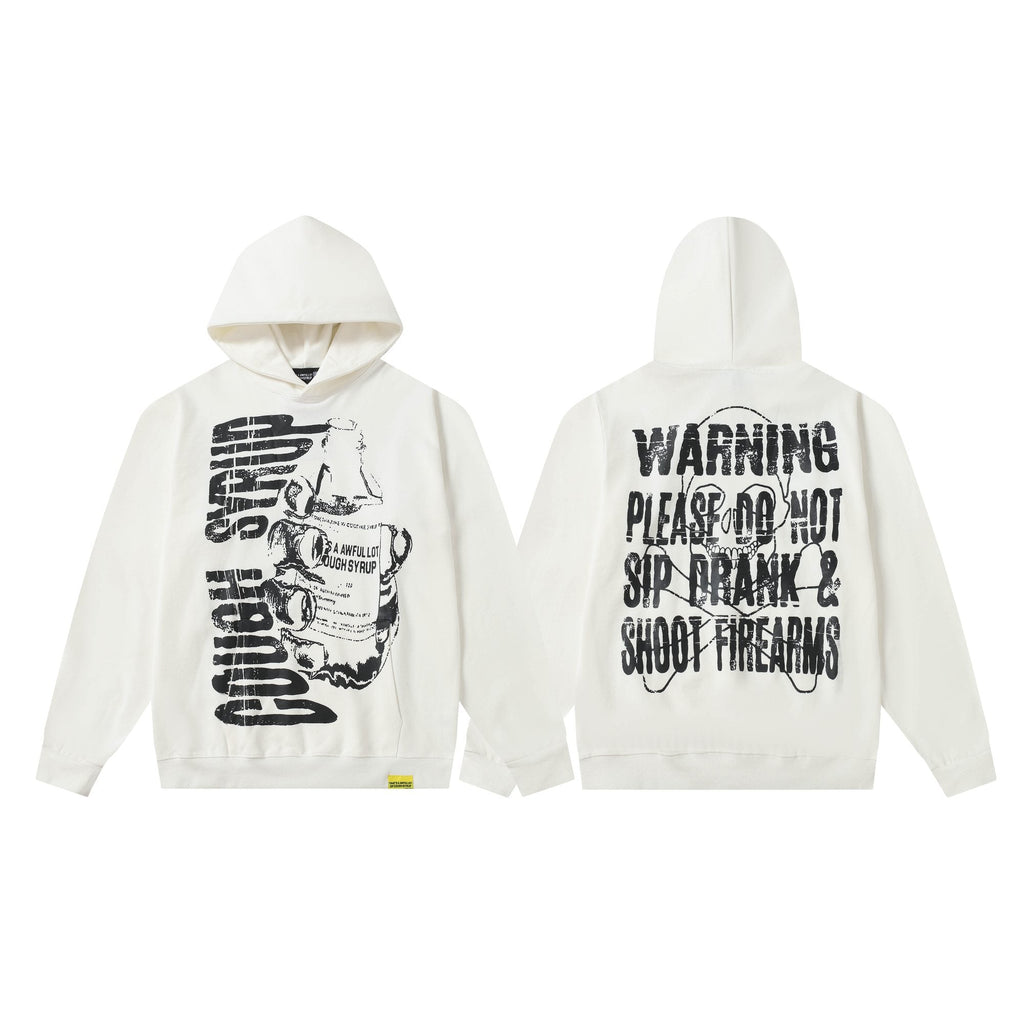 THAT'S A AWFUL LOT OF COUGH SYRUP Warning Graphic Hoodie