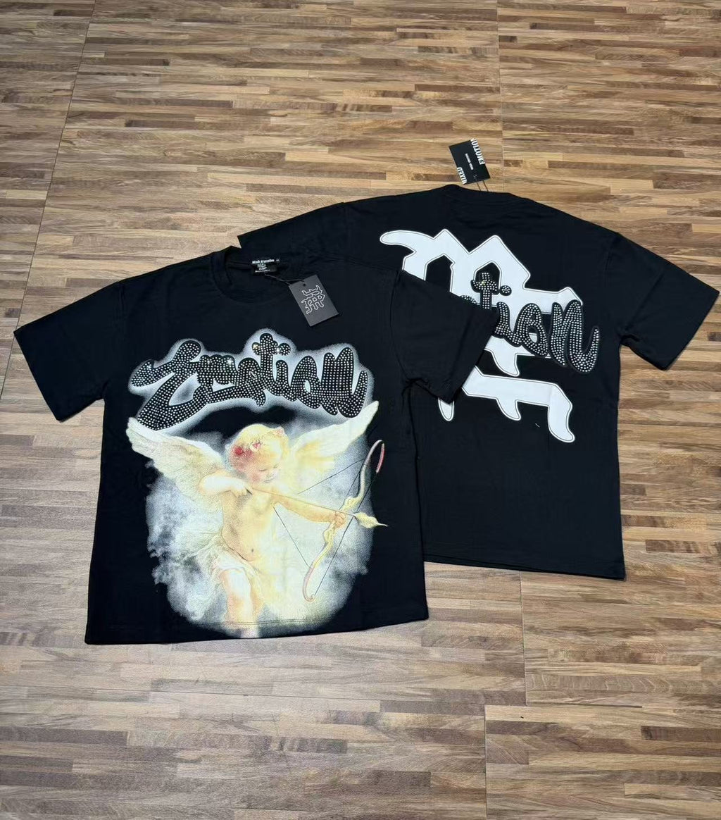 MIXED EMOTION Cherub Graphic T-Shirt