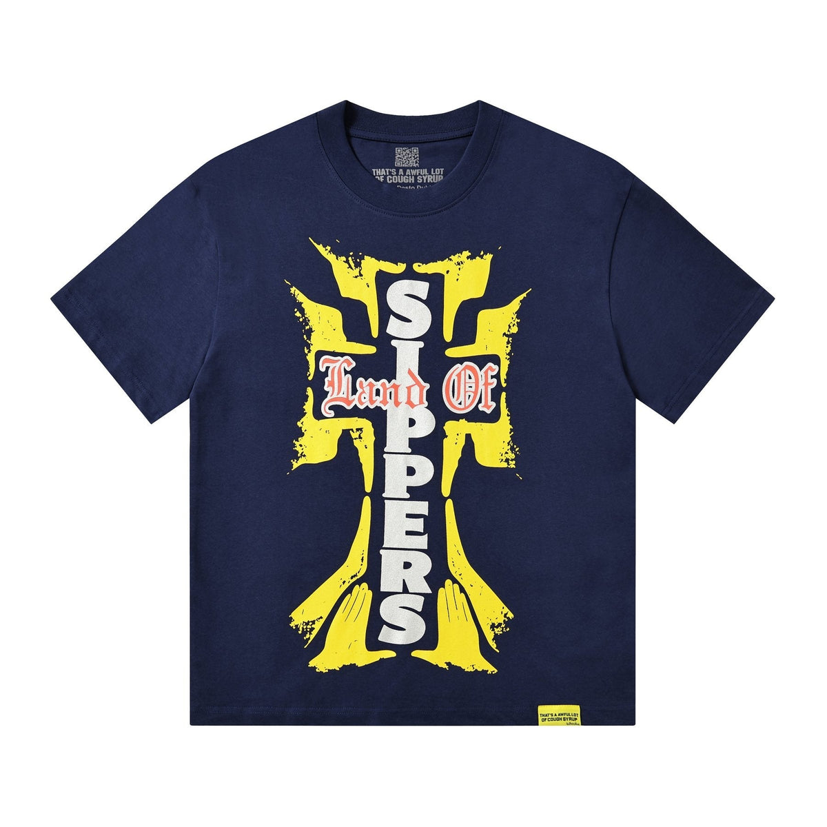 THAT'S A AWFUL LOT OF COUGH SYRUP Cross Graphic Short-Sleeve T-Shirt