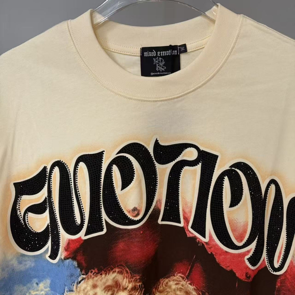 MIXED EMOTION Cherub Graphic T-Shirt