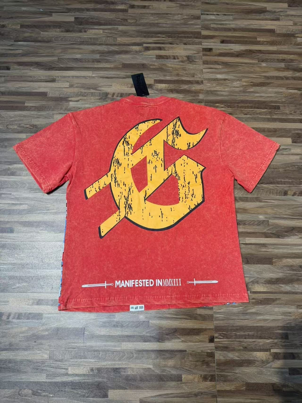 Godspeed Rock Graphic Acid-Wash T-Shirt