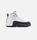 Air Jordan 12 Retro Taxi Preschool Lifestyle Shoes - White/Black/Taxi