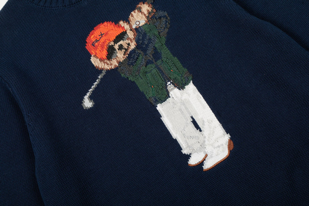 Ralph Lauren Bear Golf Knitted Sweater – Autumn/Winter Collection
