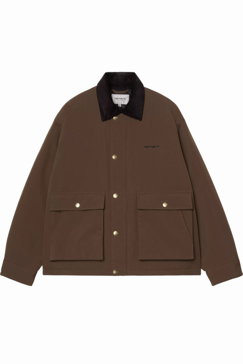 CARHARTT WIP QUENTIN JACKET Tobacco / Black