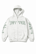 BUTTER THIRTEEN ZIP-THRU HOODIE Ash Heather