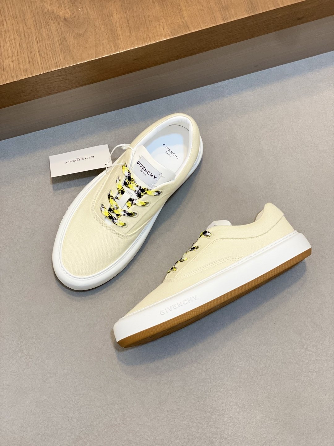 Givenchy Cream Low-Top Sneakers