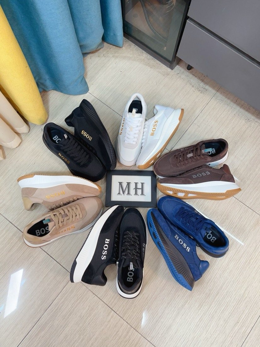 Hugo Boss Panelled Low-Top Sneakers