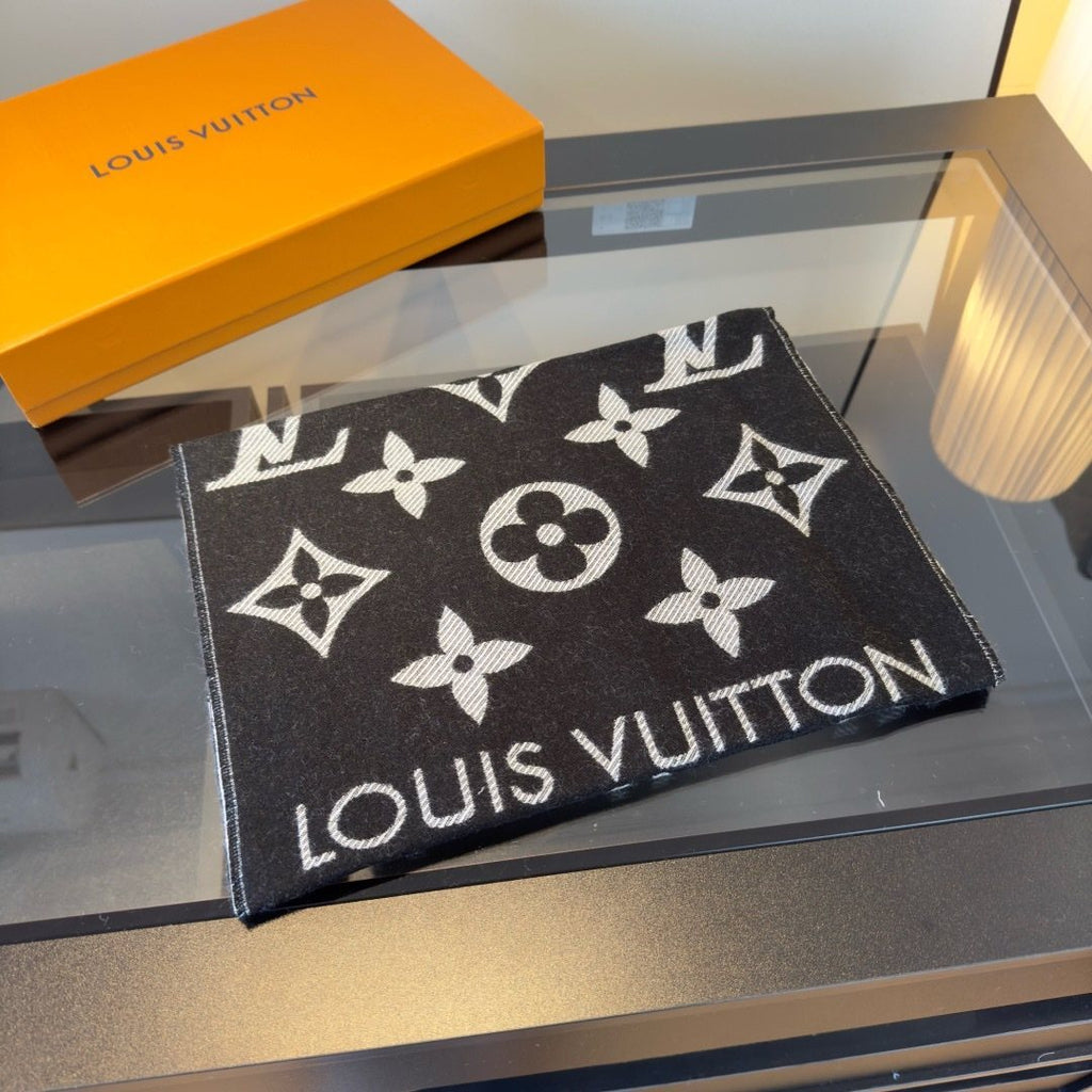 Louis Vuitton Monogram Fringe Scarf