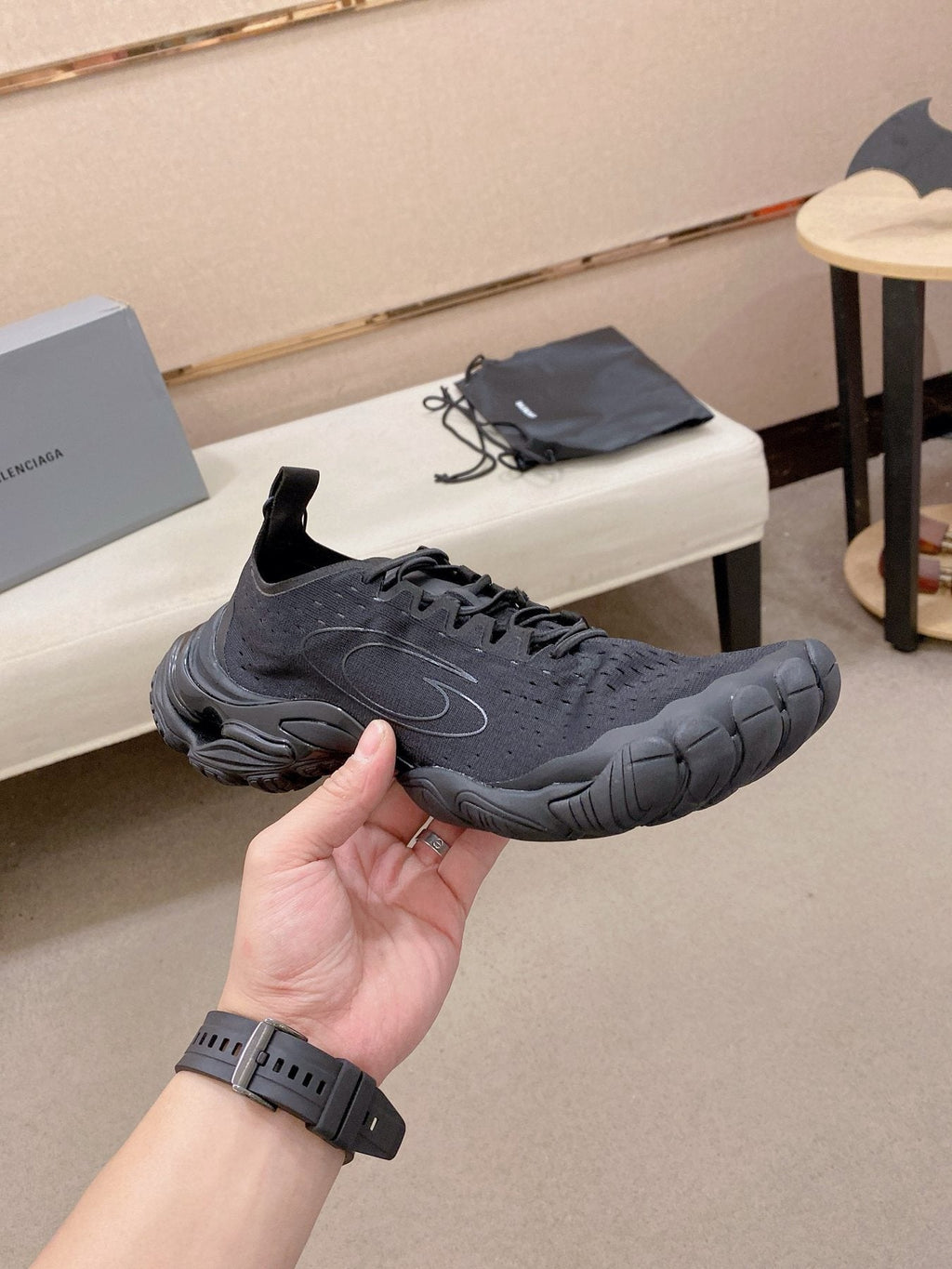 Balenciaga Anatomic Runner Five-Toe Sneakers
